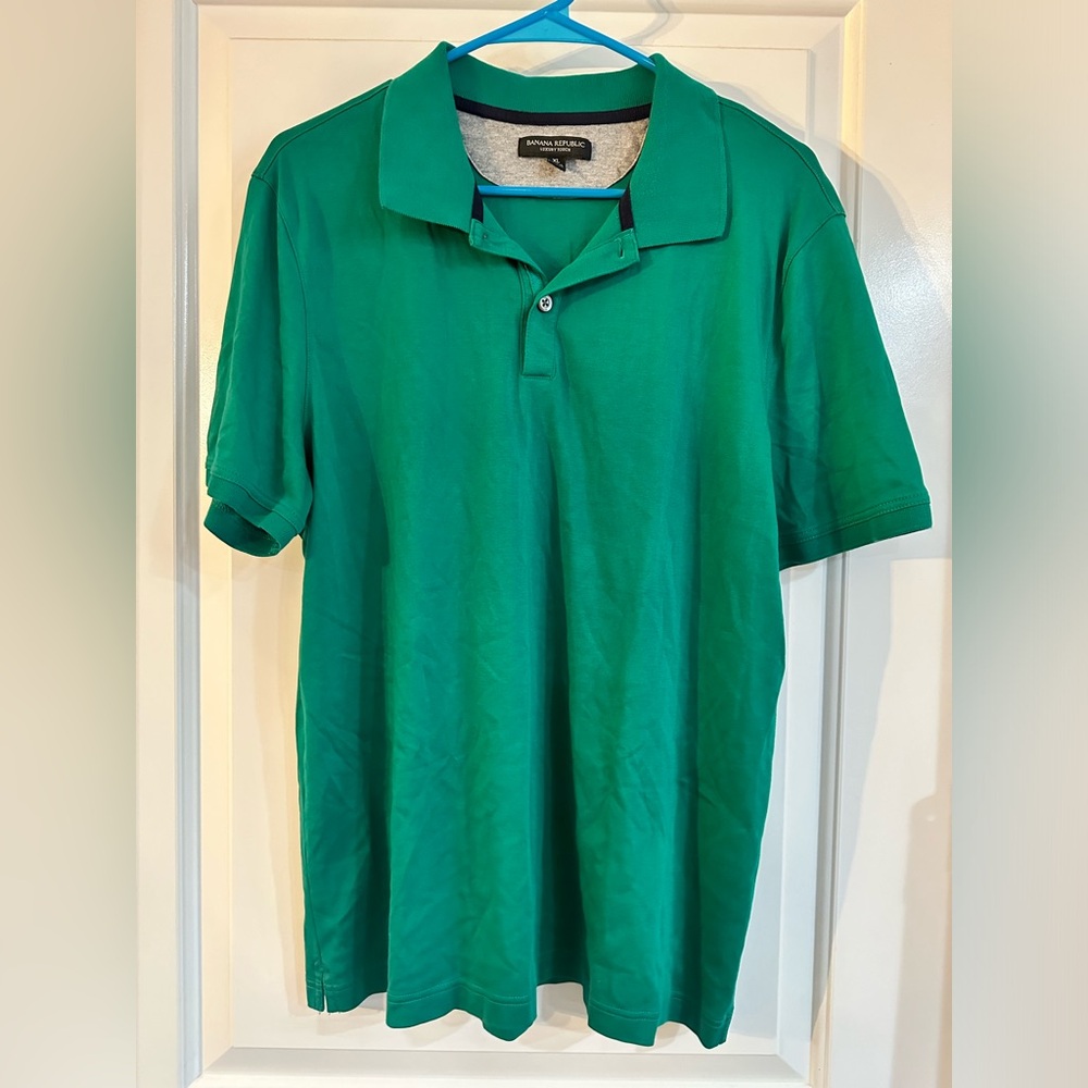 Banana Republic Green Polo Shirt